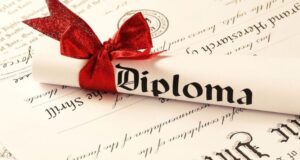 Imagem de um diploma