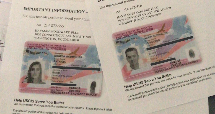 Foto dos combo cards que chegaram pelo correio