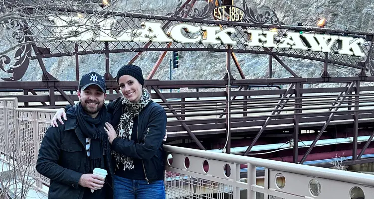 Casal na cidade de Black Hocks 30min de Denver