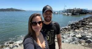 Casal em Sausalito em Sao Francisco